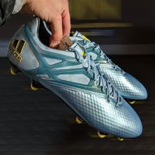 Load image into Gallery viewer, Adidas Messi 15.1 - Ice Metallic/Bright Yellow/Core Black
